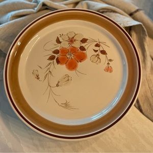 Vintage 1970’s Stoneware - Water Colors Hearthside Hand Decorated Stoneware